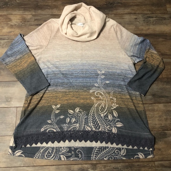 CJ Banks Sweaters - CJ Banks Cowl Neck Fall Sweater